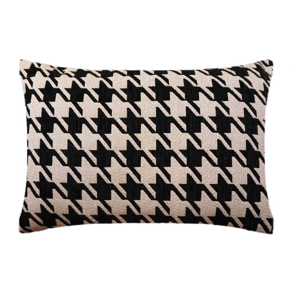 Coussin rectangulaire Pied de poule