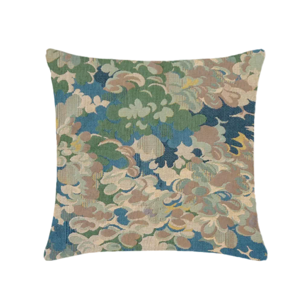 Coussin carré Verdure rayée