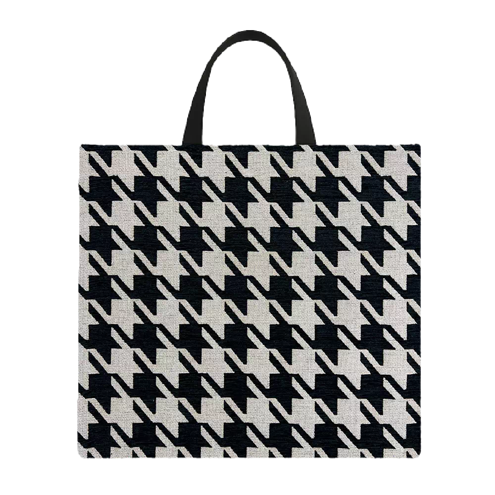 Sac cabas géant Pied de poule