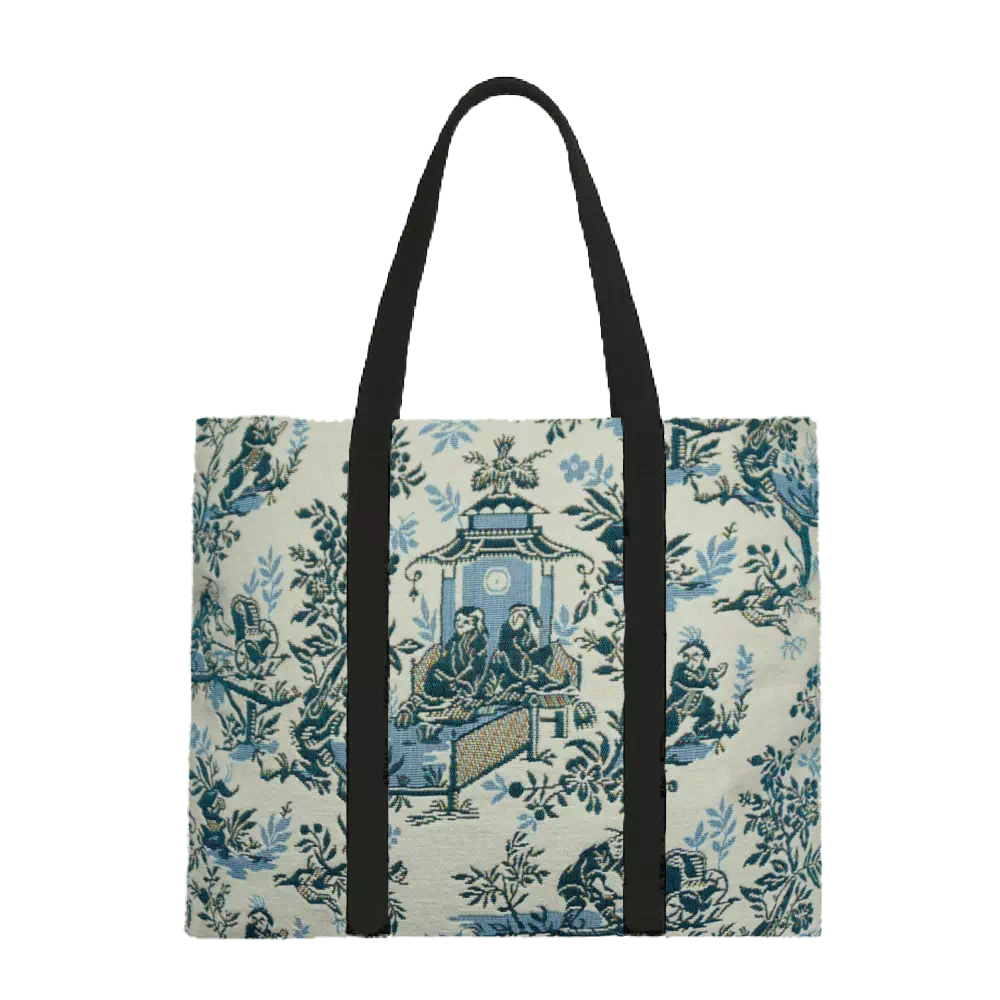 Sac cabas Le Chinois à la Brouette - Musée de la Toile de Jouy