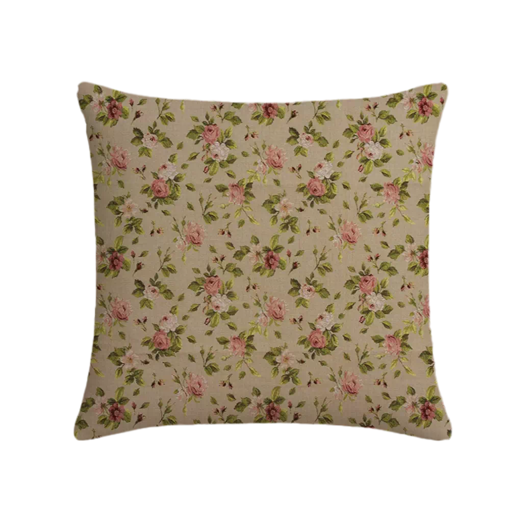 Coussin carré Petites roses